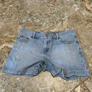 tommy hilfiger denim mom shorts